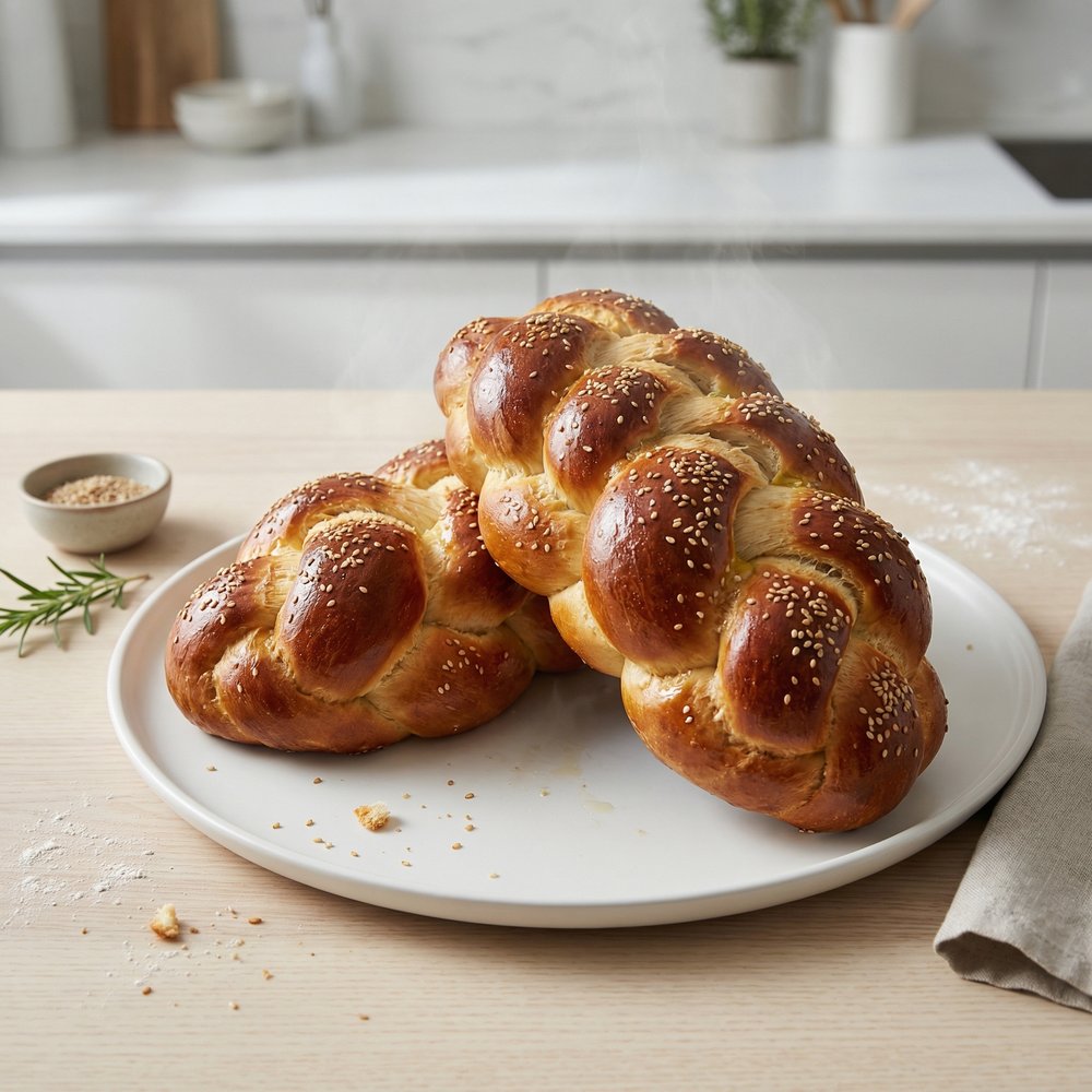 Traditional Shabbat Braided Challah