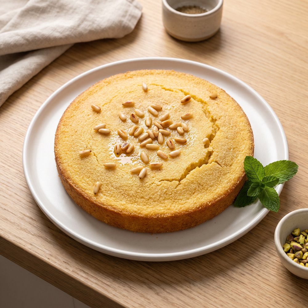 Sfoof – Lebanese Turmeric Semolina Cake