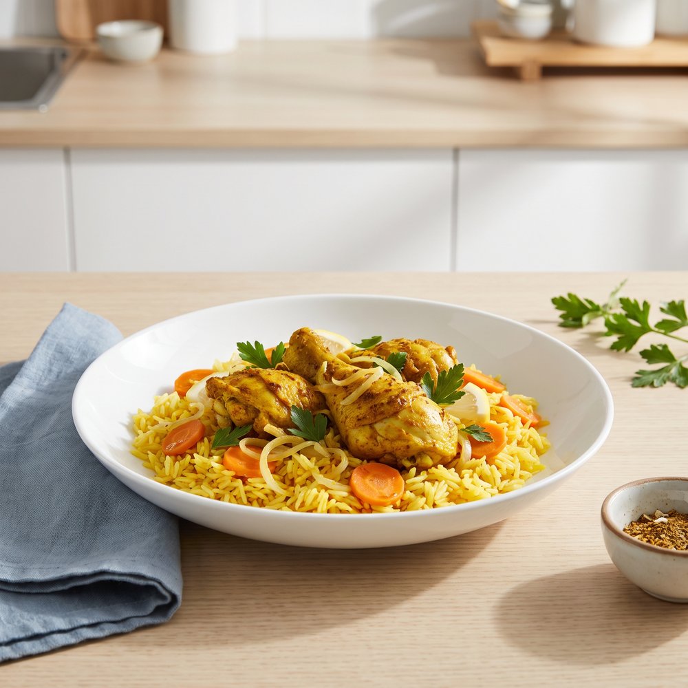 Shadi's One-Pan Turmeric Chicken with Rice