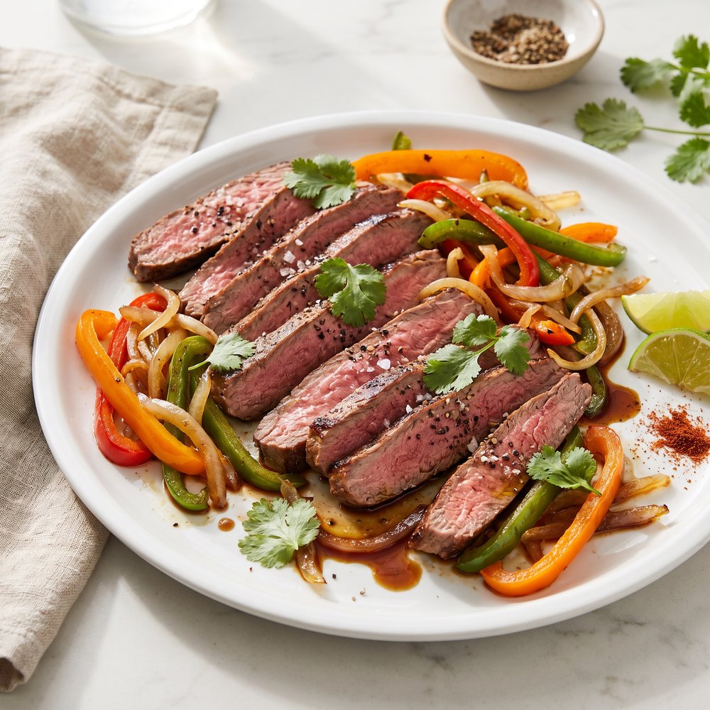 Sheet Pan Beef Fajitas
