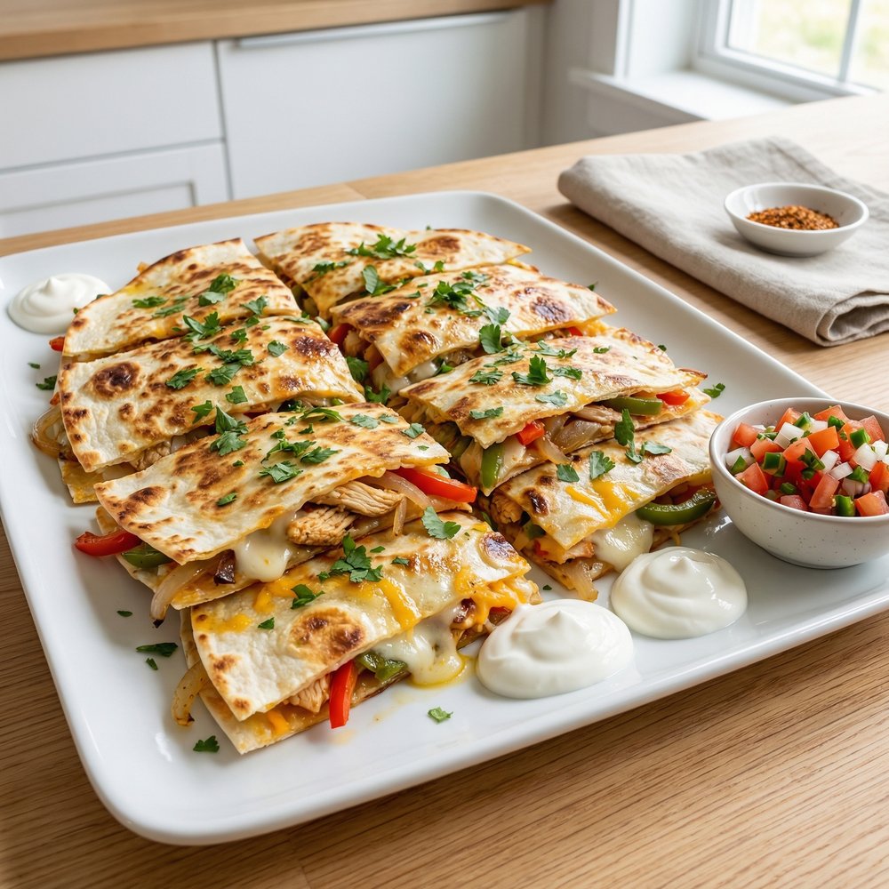 Oven-Baked Sheet Pan Quesadillas