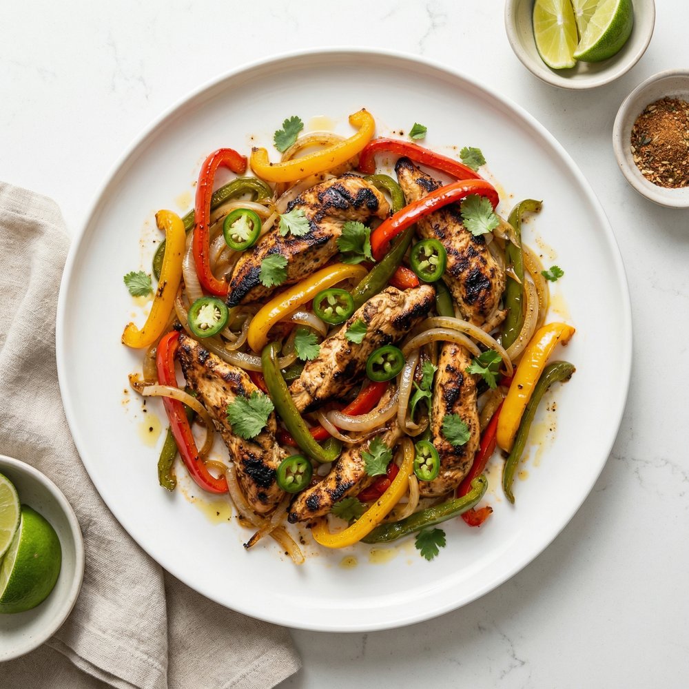 Sheet Pan Chicken Fajitas