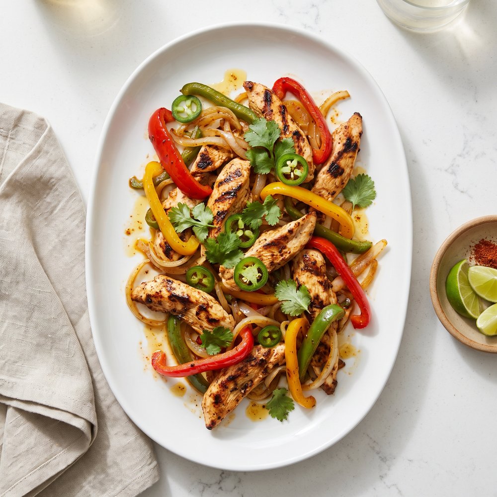 Sheet Pan Chicken Fajitas