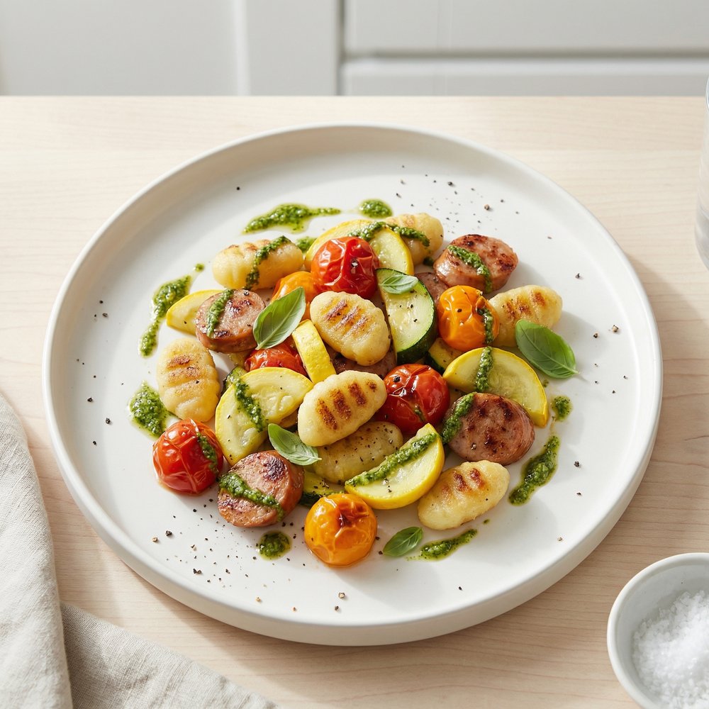 Sheet Pan Summer Gnocchi