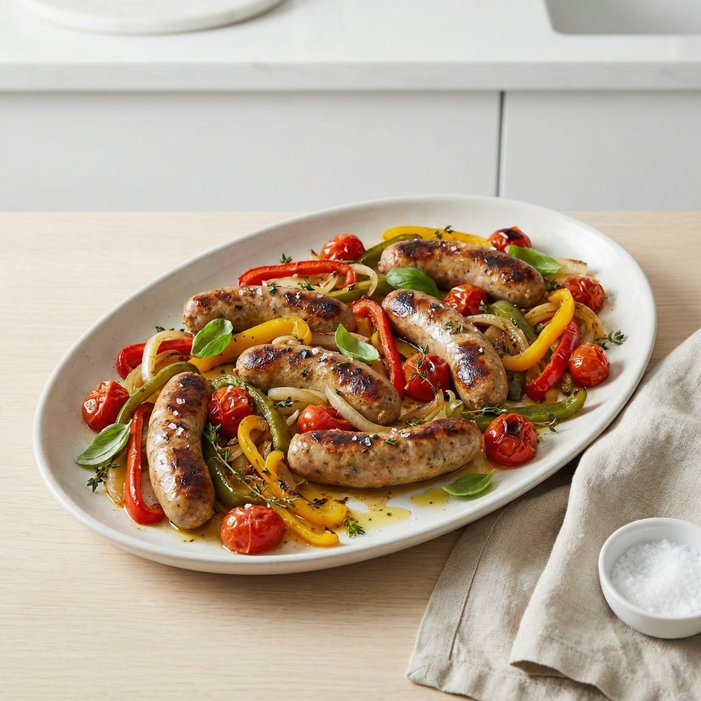 Italian Chicken Sausage and Peppers