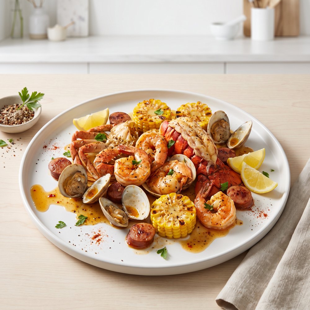 Sheet Pan Seafood Boil