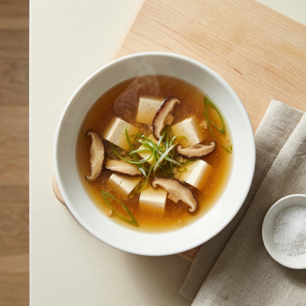 Miso Soup with Shiitake Mushrooms