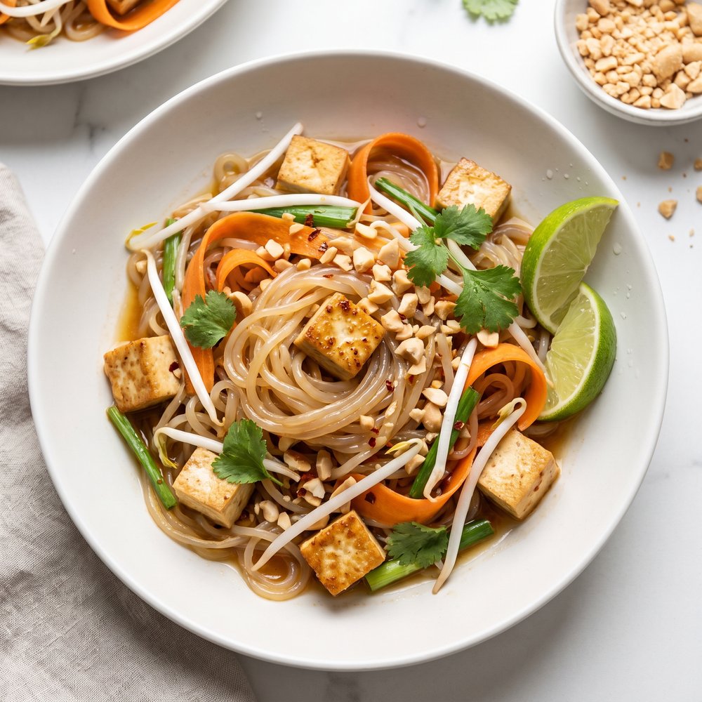 Shirataki Meatless Meat Pad Thai