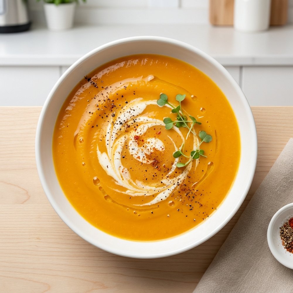 Silky Sweet Potato Cream Soup