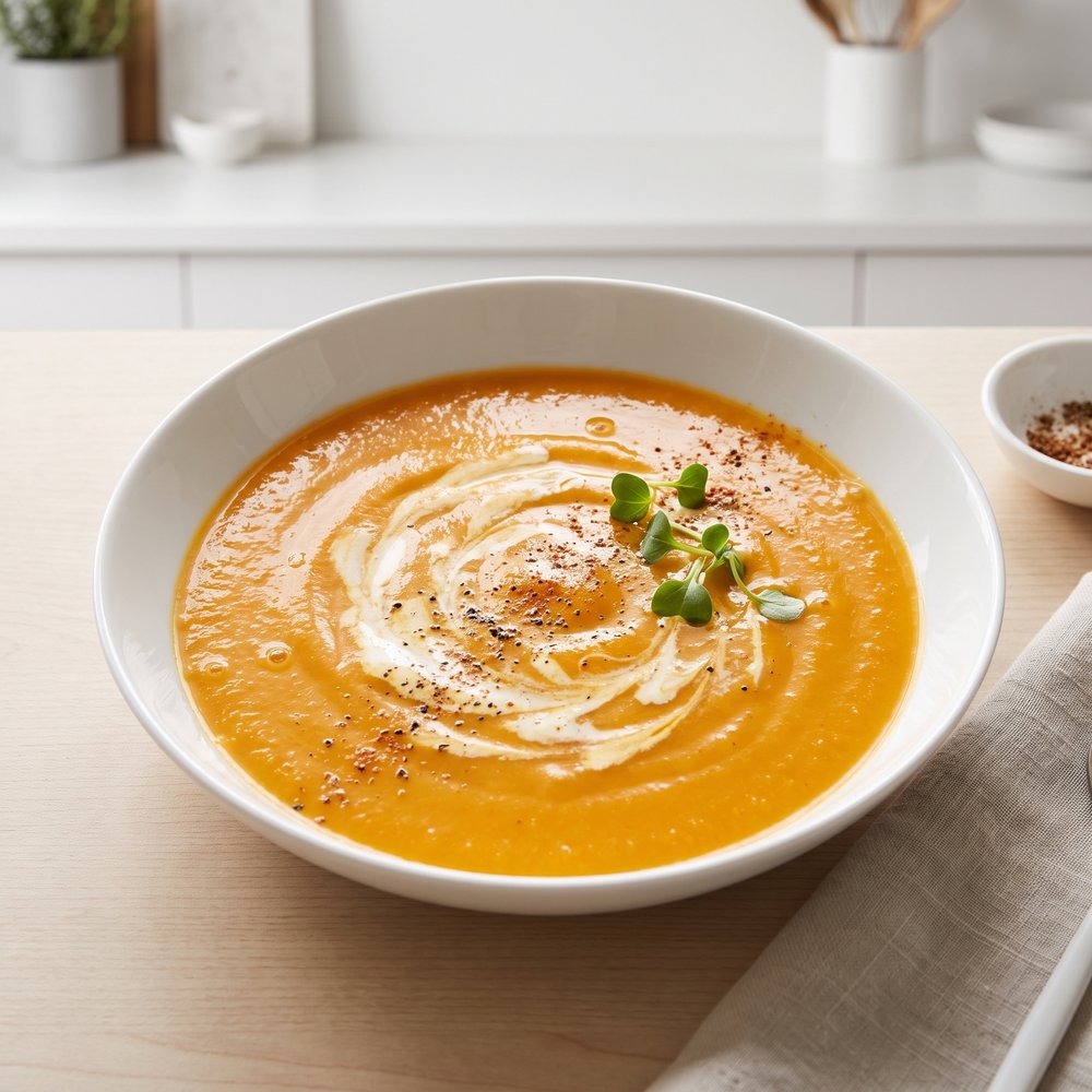Silky Sweet Potato Cream Soup