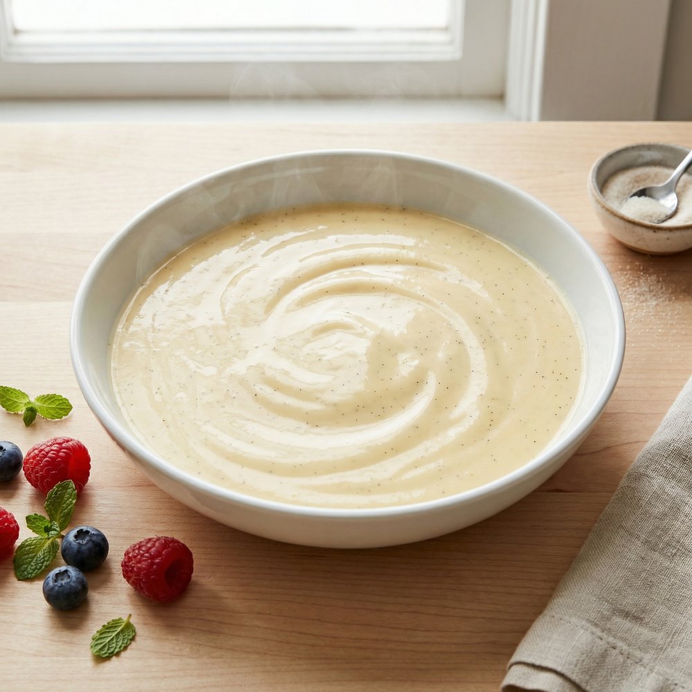 Silky Vanilla Cream Sauce