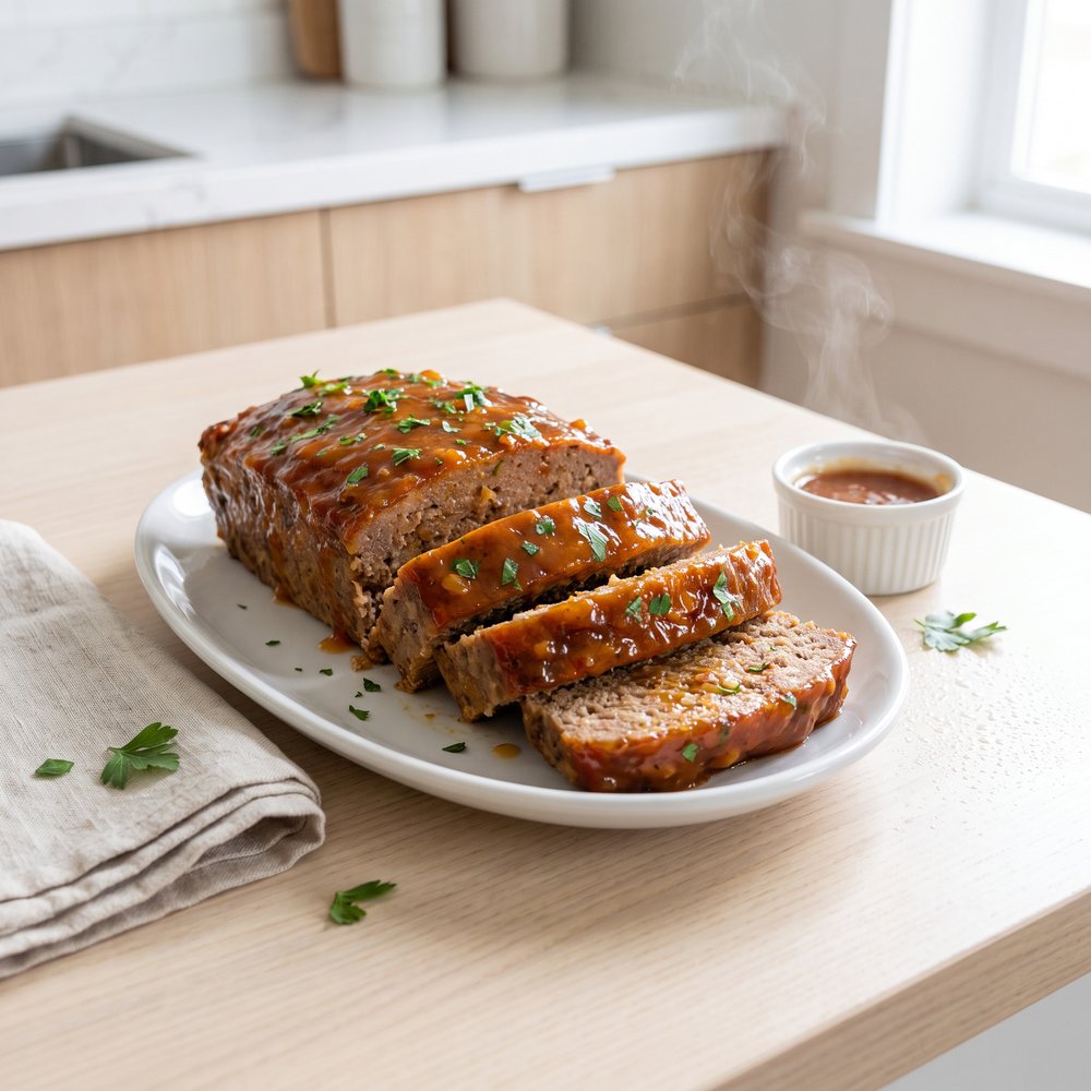 Simple Apricot-Glazed Meatloaf Recipe