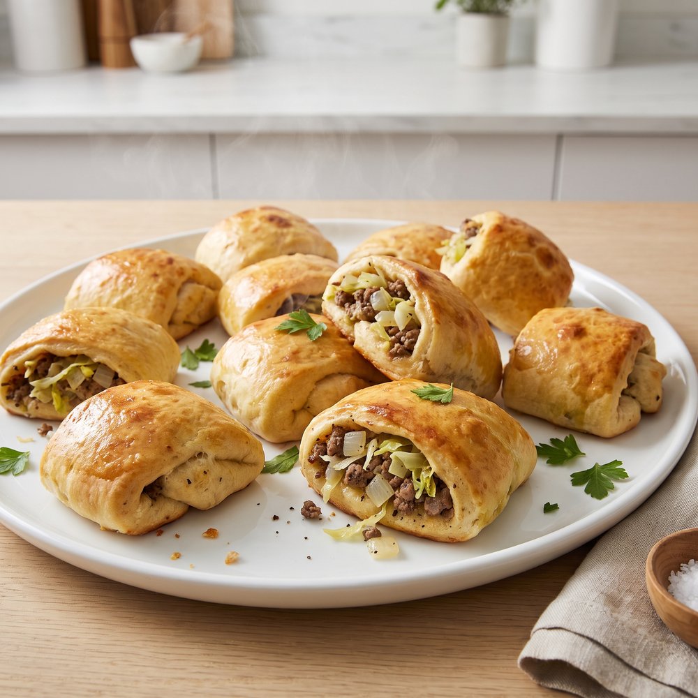 Simple Beef and Cabbage Hand Pies