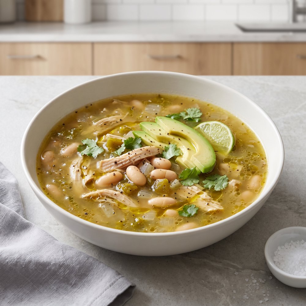 Simple Chicken and White Bean Soup