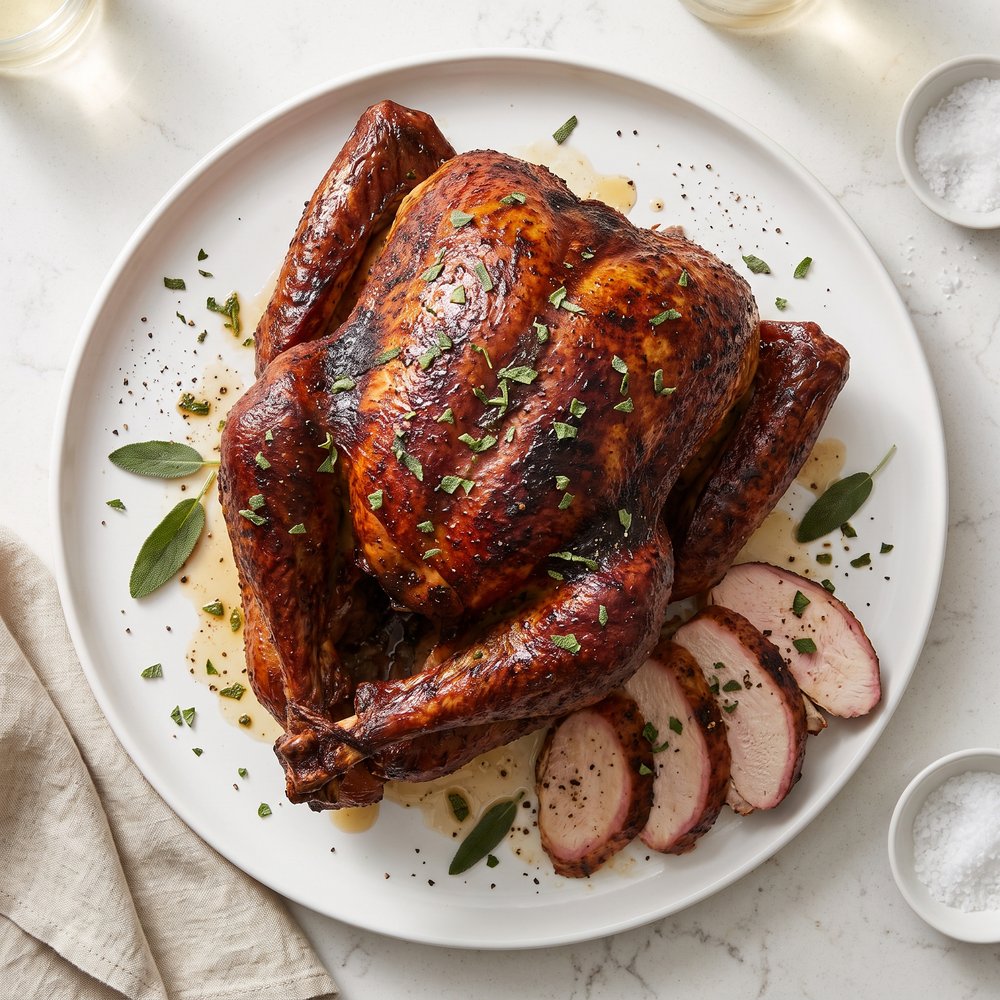 Simple Hickory-Smoked Turkey