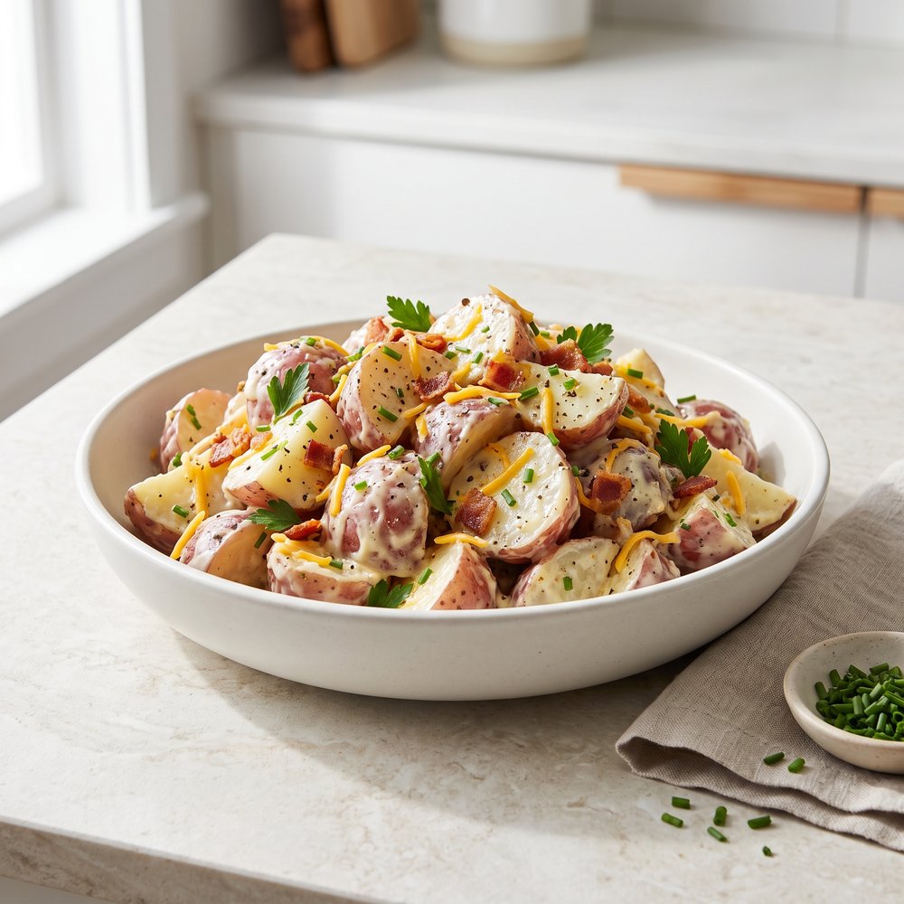 Simple Oven-Baked Potato Salad