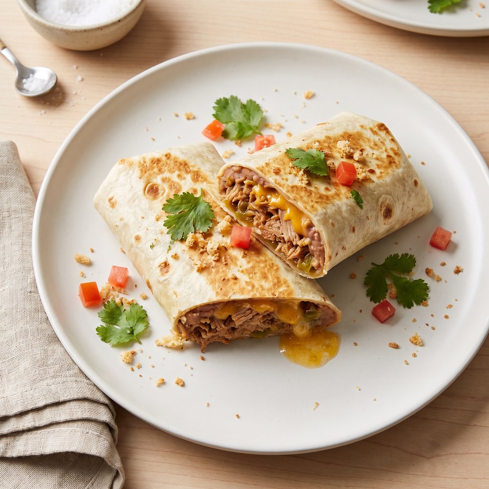 Simple Pork Burritos, Mexican-Style