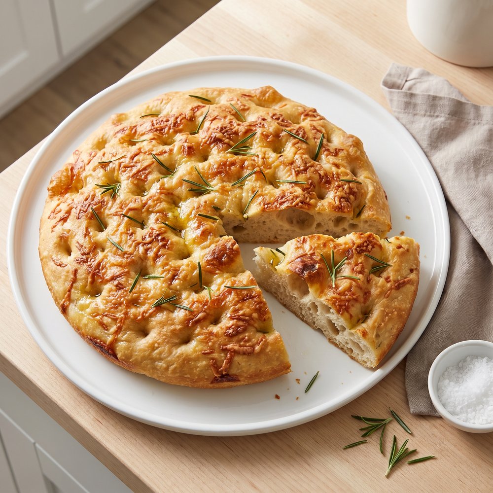 Simple Rosemary-Parmesan Focaccia