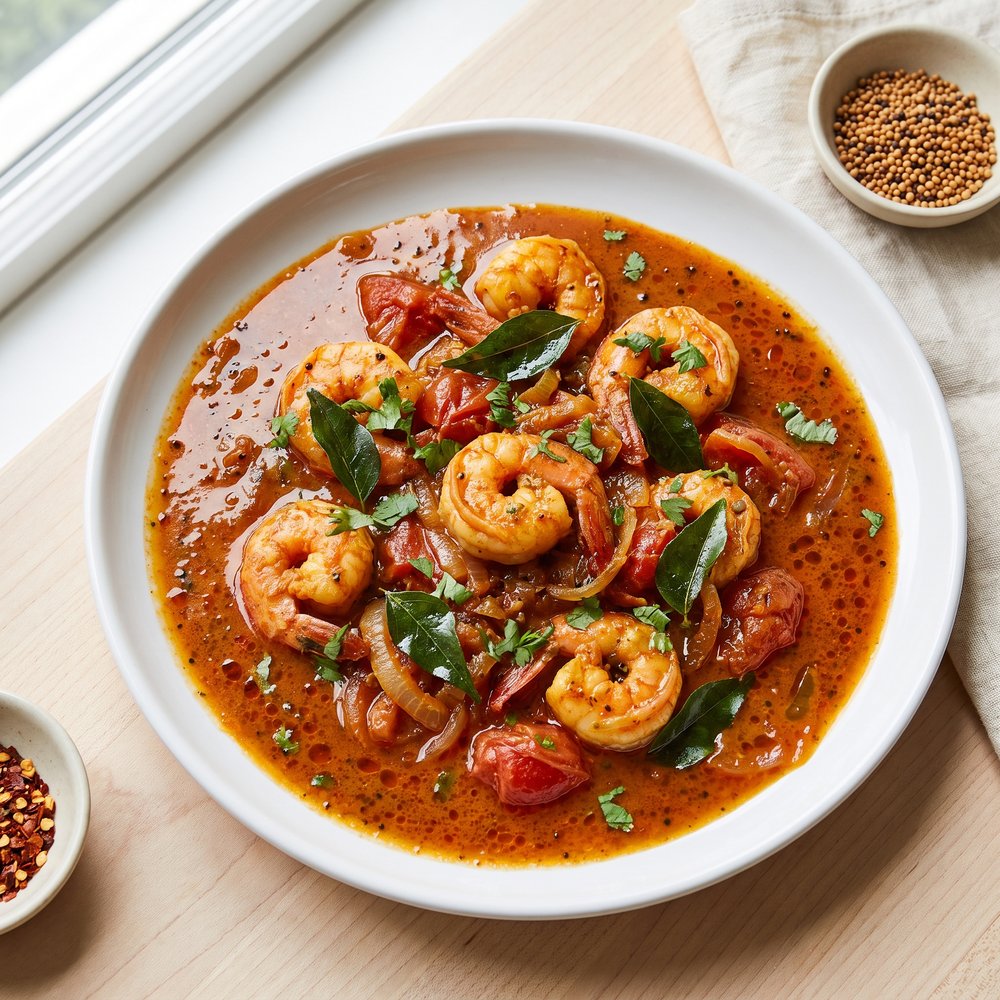 Simple South Indian-Style Shrimp Curry