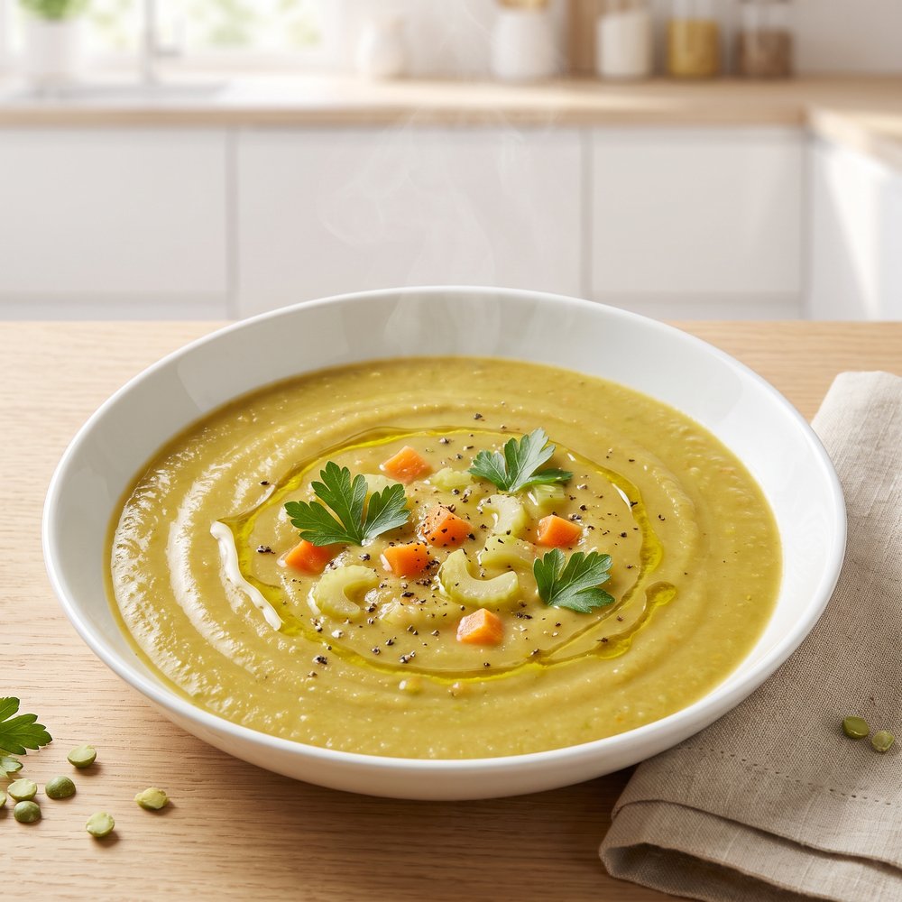 Simple Vegan Split Pea Soup