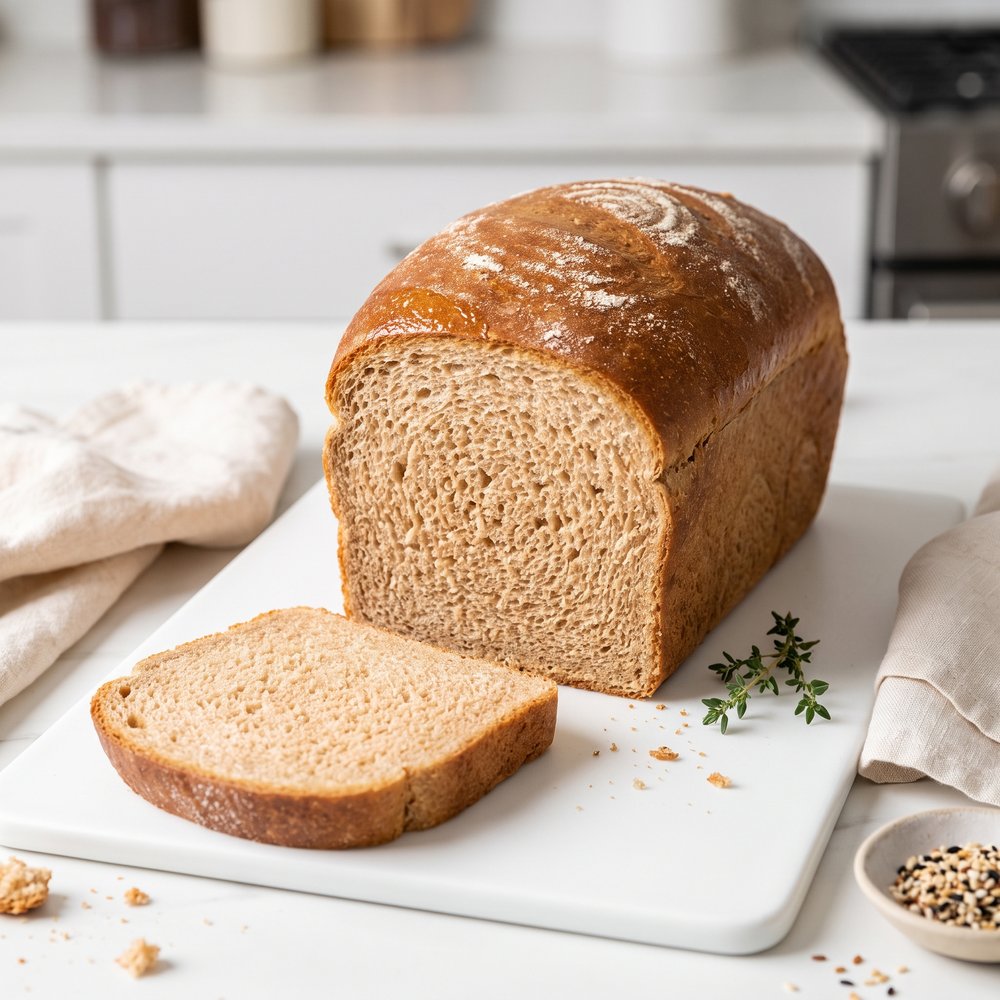 Simple Whole Wheat Sandwich Bread