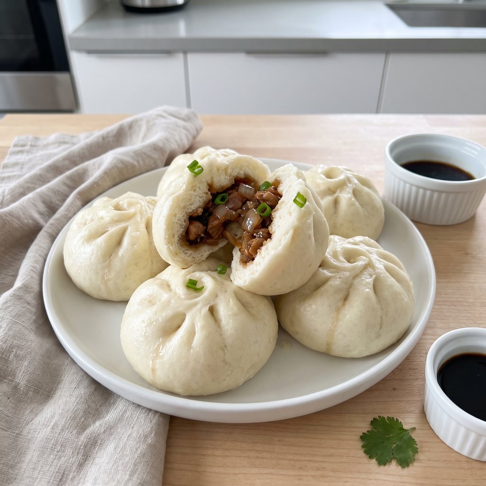 Siopao (Filipino Steamed Dumplings)