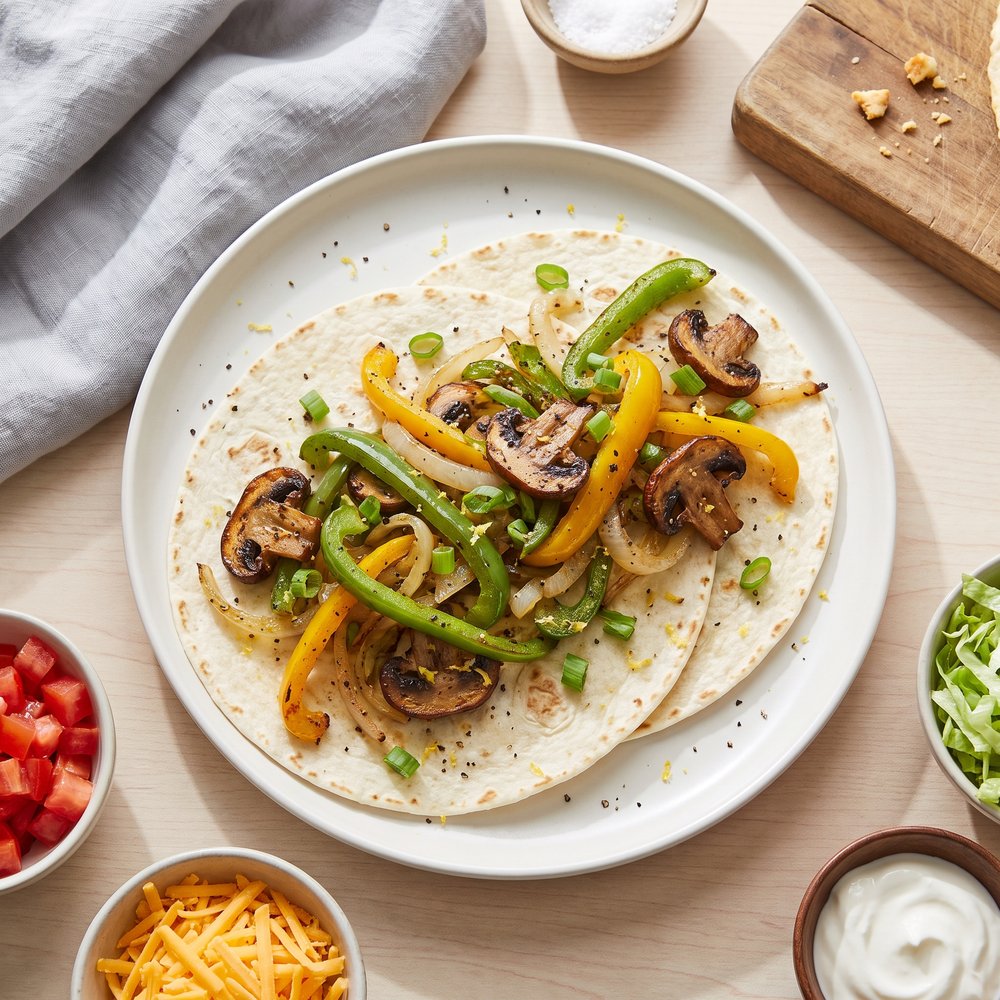 Sizzling Vegetable Fajitas