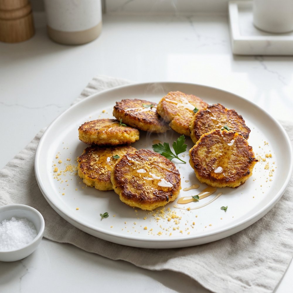 Old-Fashioned Hot Water Cornbread Cakes