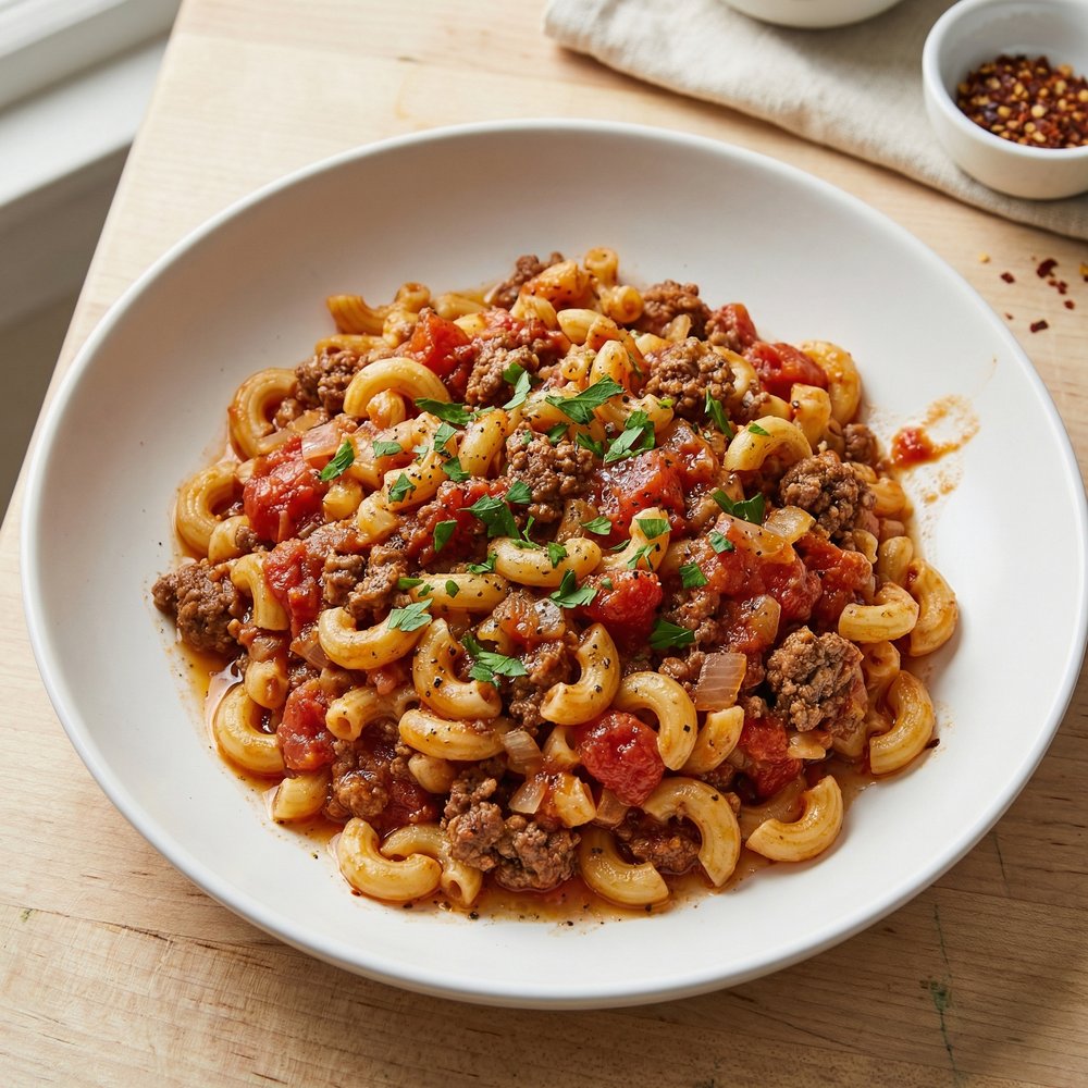 Classic American Goulash-Style Skillet