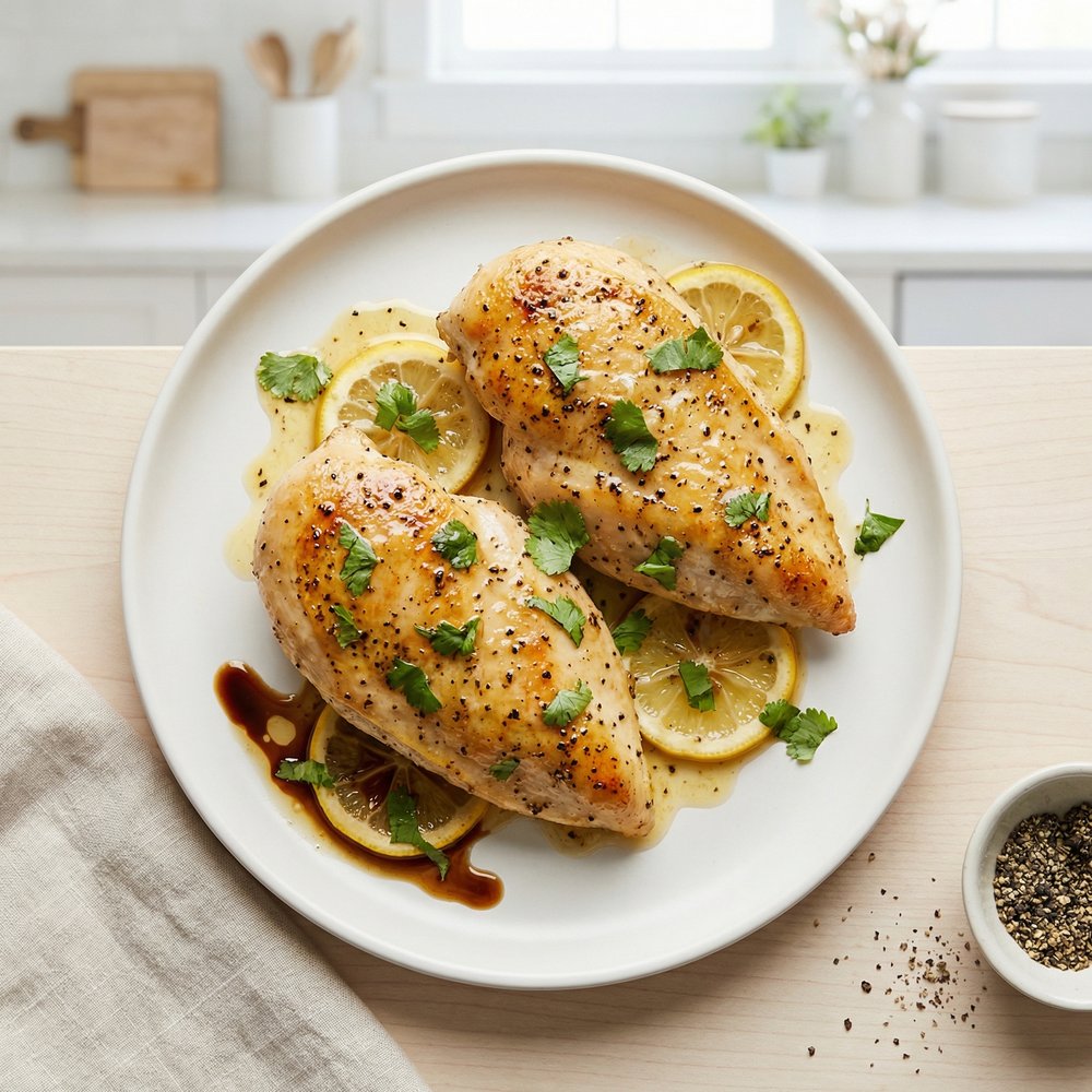 Skillet Lemon Chicken Breasts