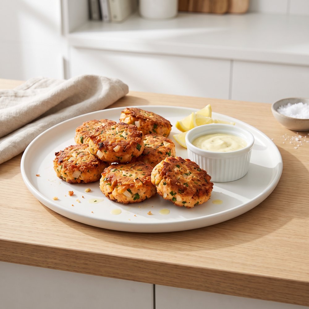 Skillet Salmon Croquettes