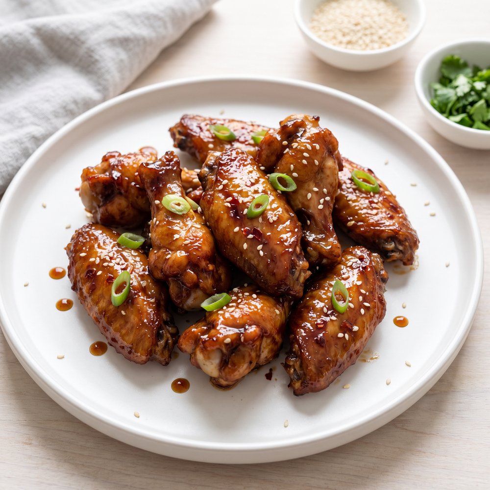 Skillet Teriyaki Sticky Wings