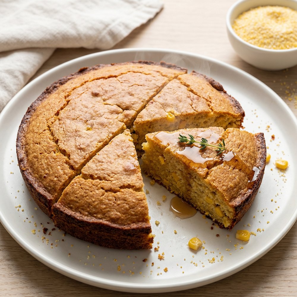 Tender Plant-Based Cornbread