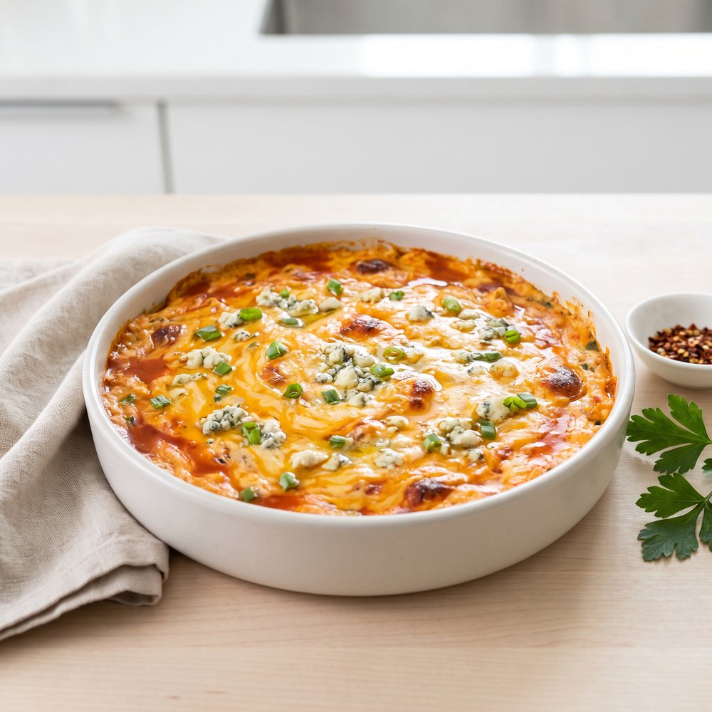 Skinny Buffalo Chicken Dip