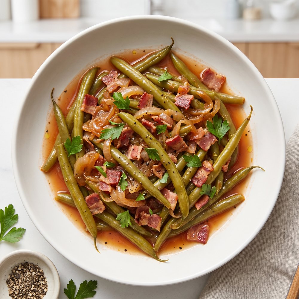 Slow-Cooked Green Beans