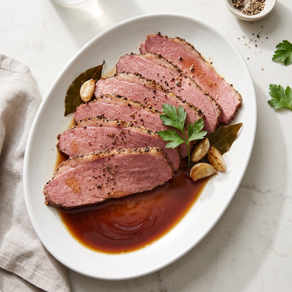 Slow-Cooker Corned Beef for Deli-Style Sandwiches