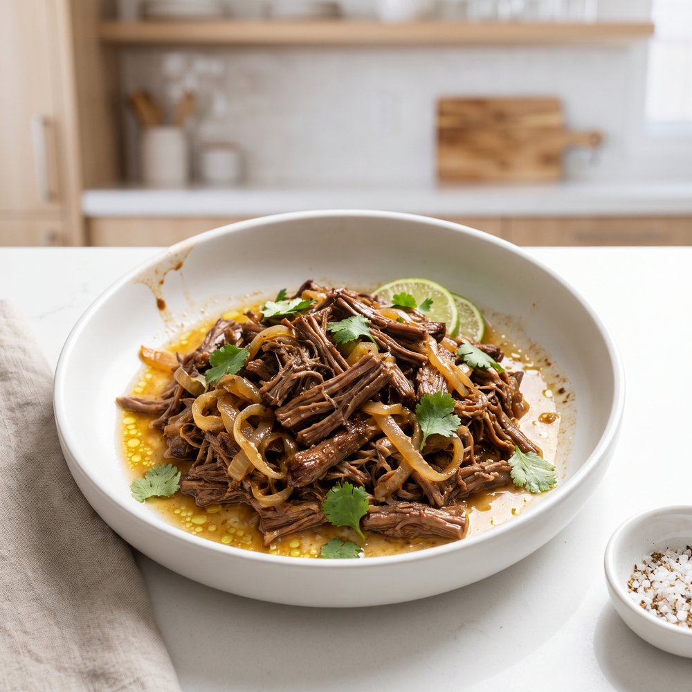Slow-Cooker Cuban-Style Shredded Beef