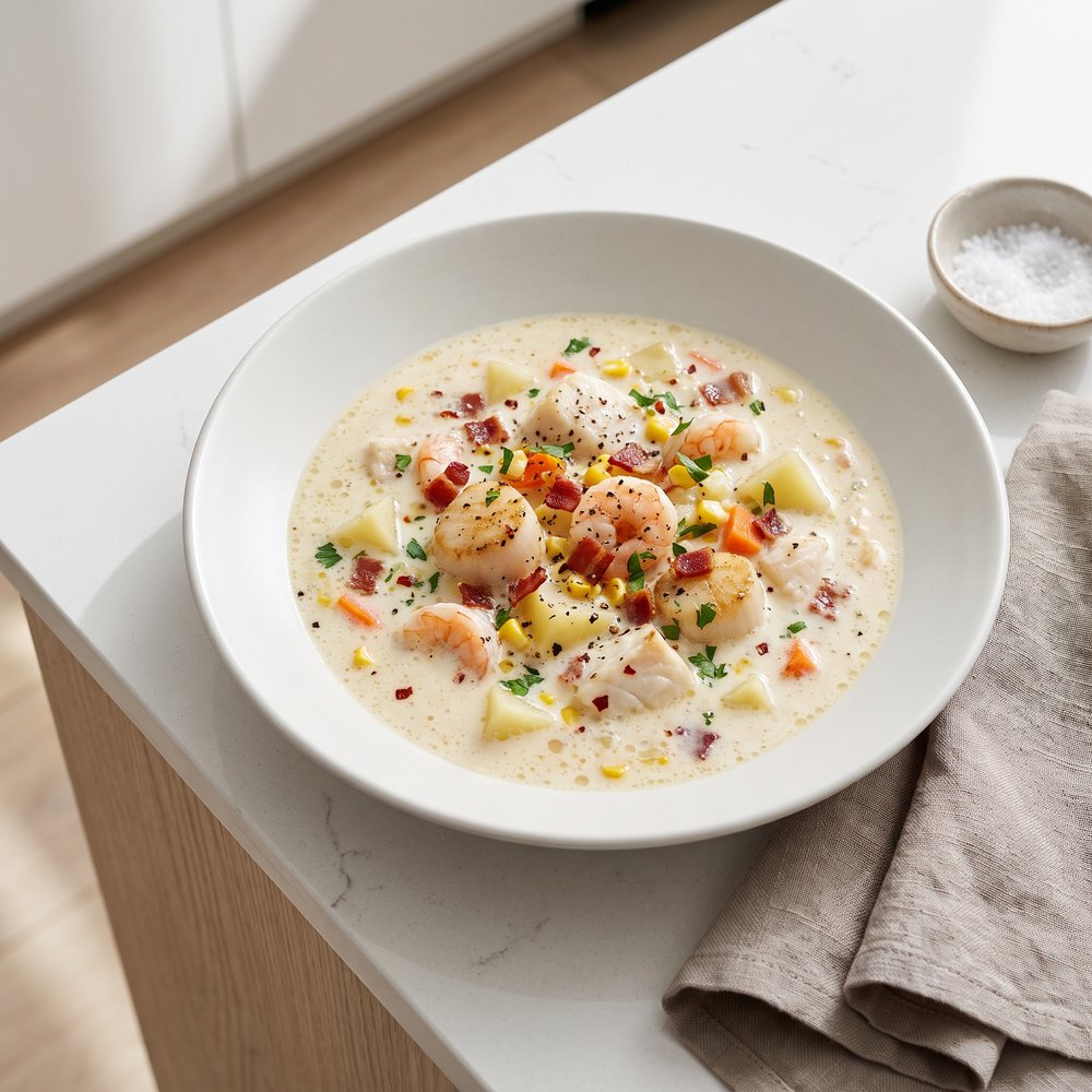 Slow-Cooker Fish Chowder