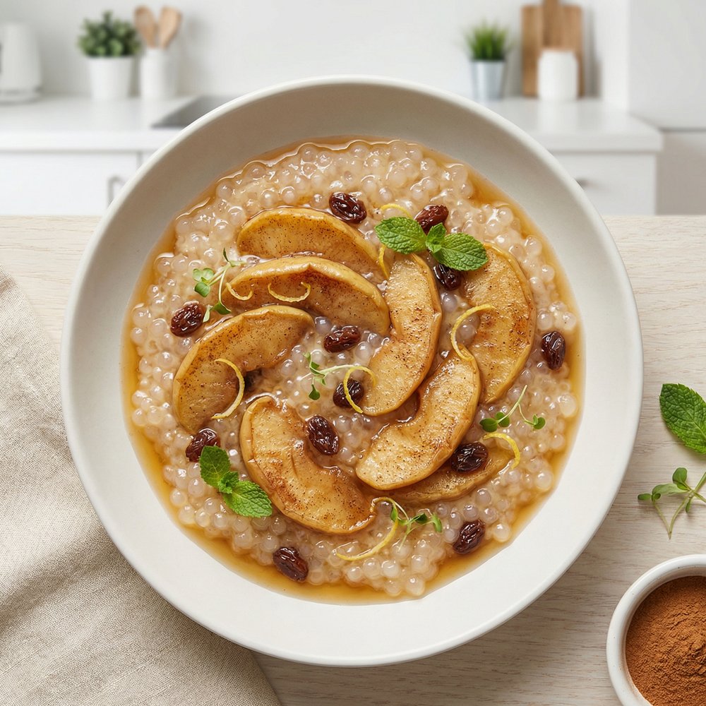 Cinnamon Apple Tapioca Dessert