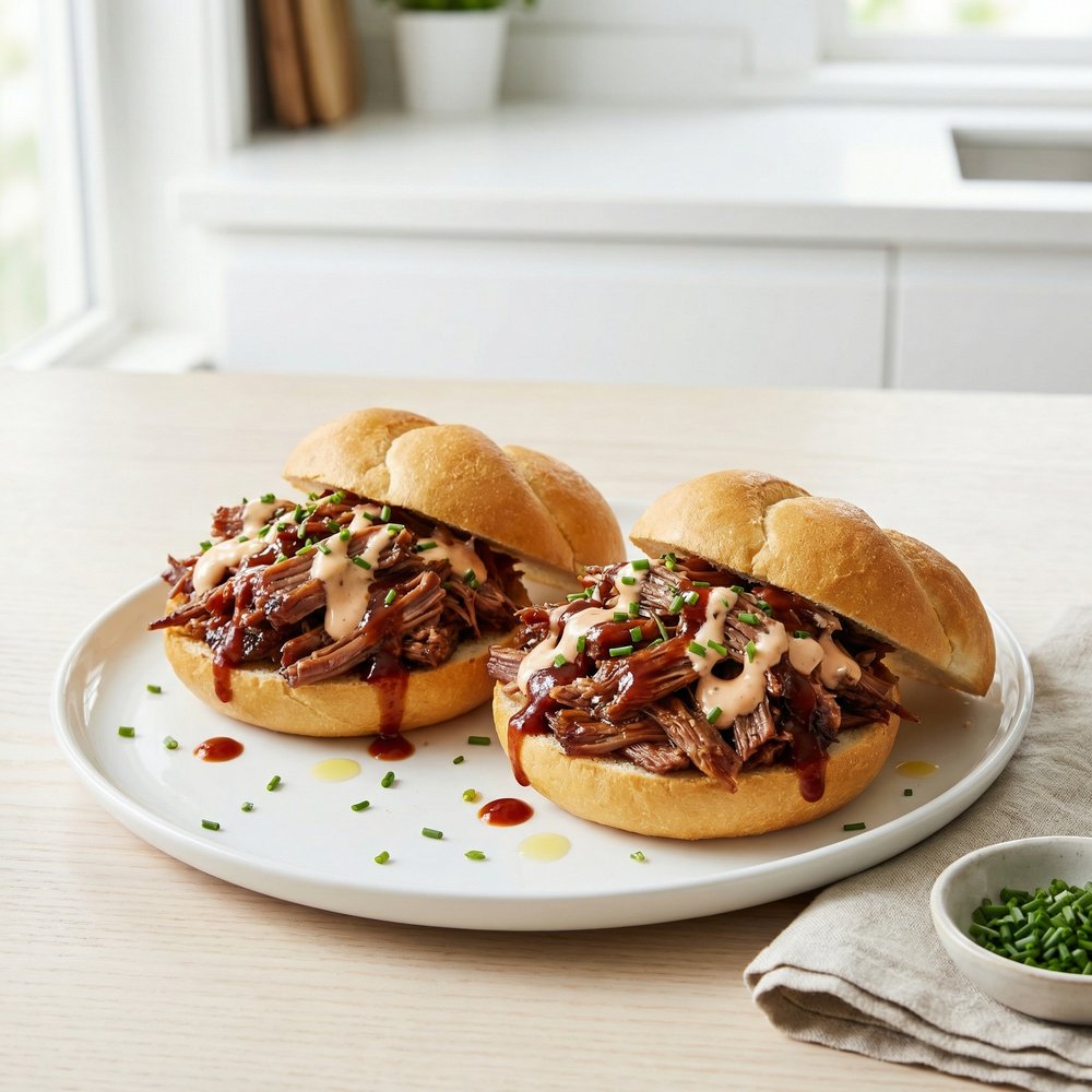 Hickory BBQ Brisket Sandwiches