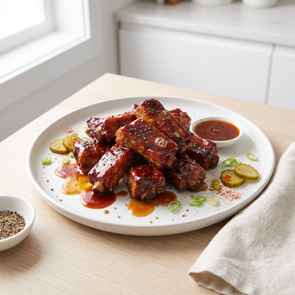 Slow Cooker BBQ Rib Tips