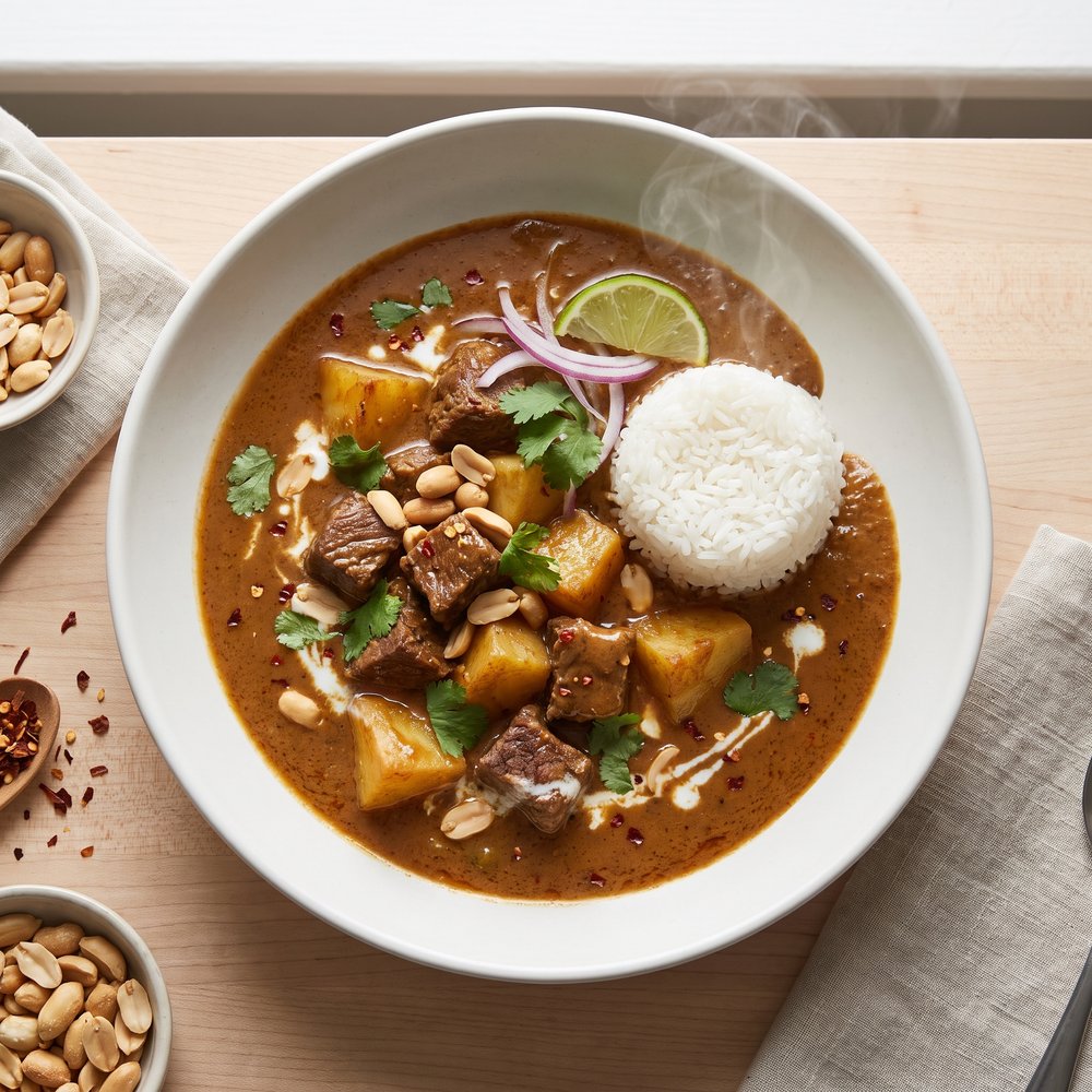 Slow Cooker Beef Massaman Curry