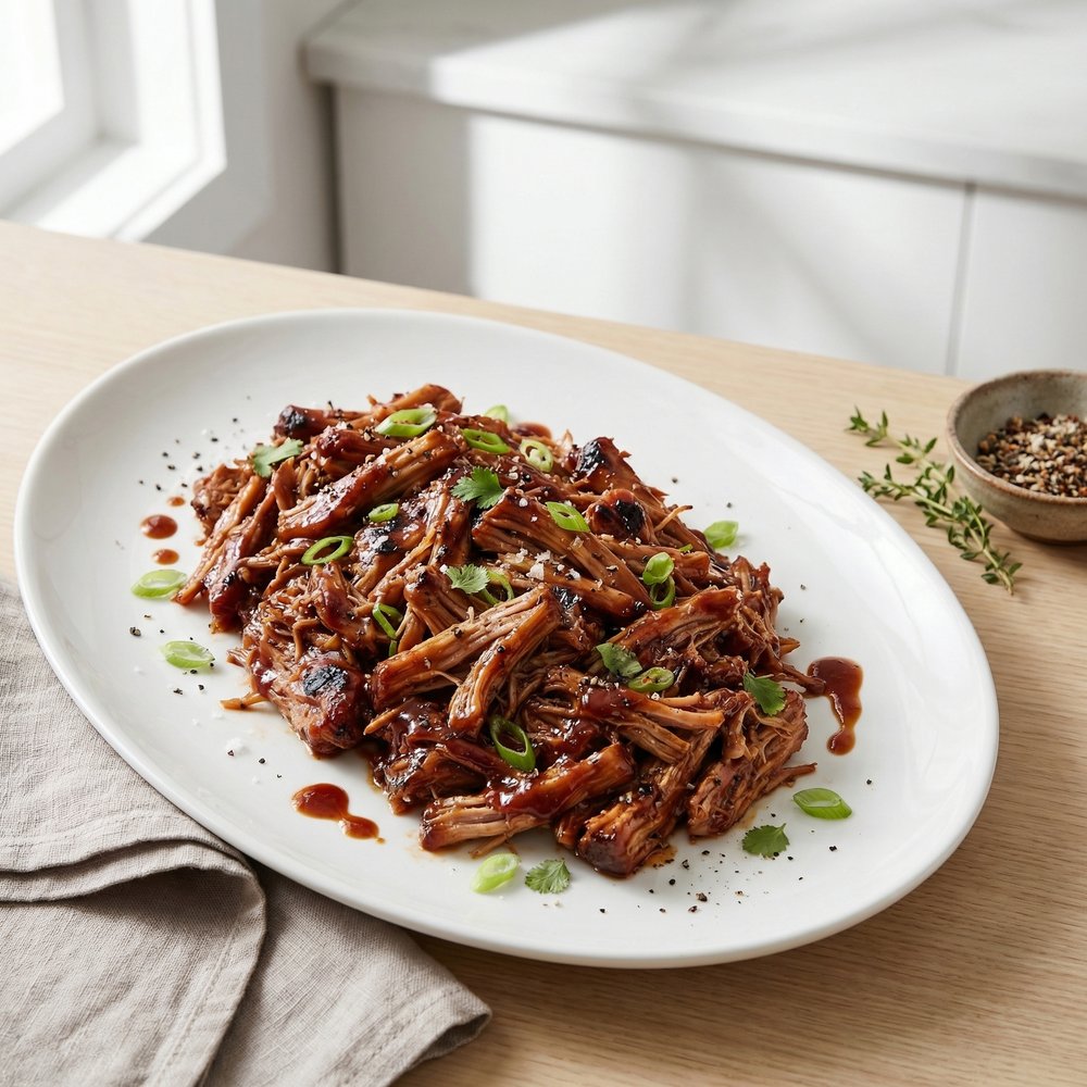 Crockpot Beer-Braised Pulled Pork