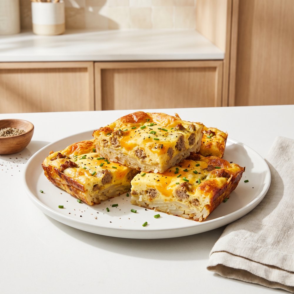 Slow Cooker Breakfast Egg and Hash Brown Casserole