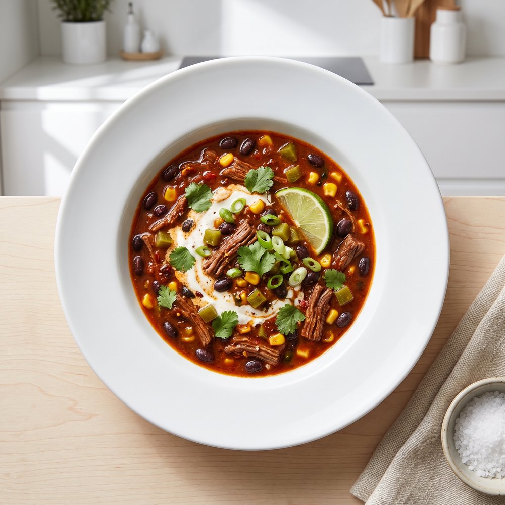 Slow Cooker Cactus Chili
