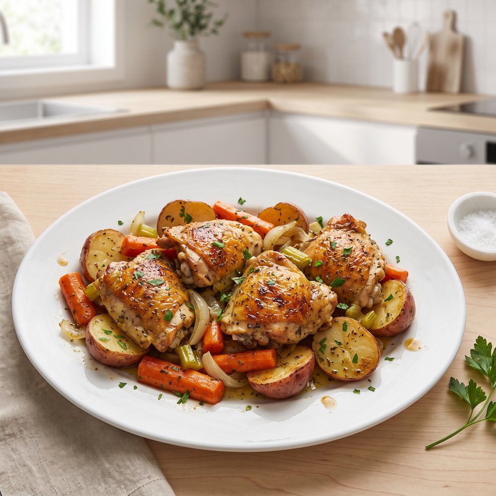 Slow Cooker Chicken and Vegetables