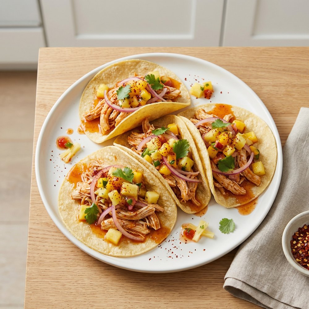 Set-It-and-Forget-It Slow Cooker Chicken Tacos
