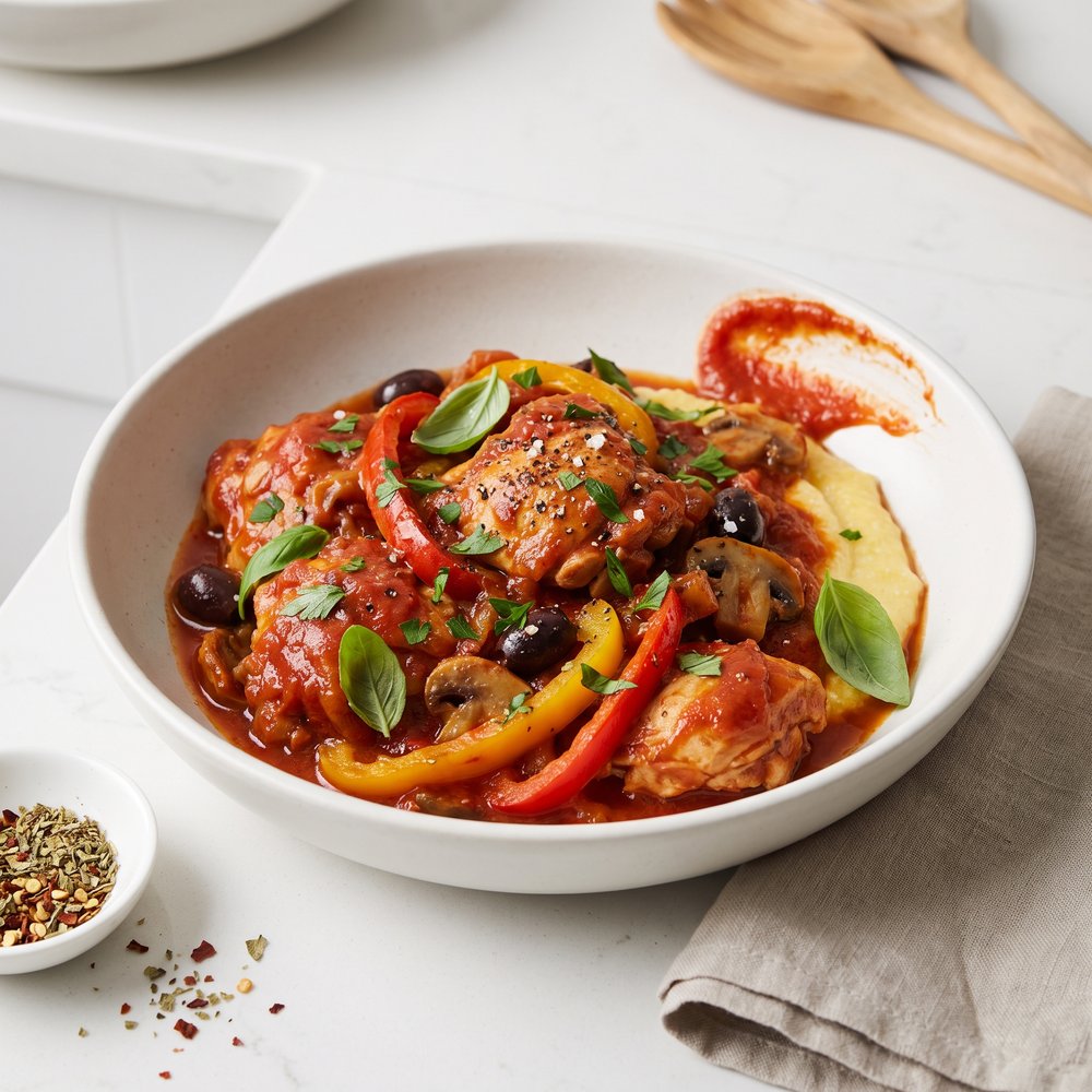Slow Cooker Chicken Cacciatore