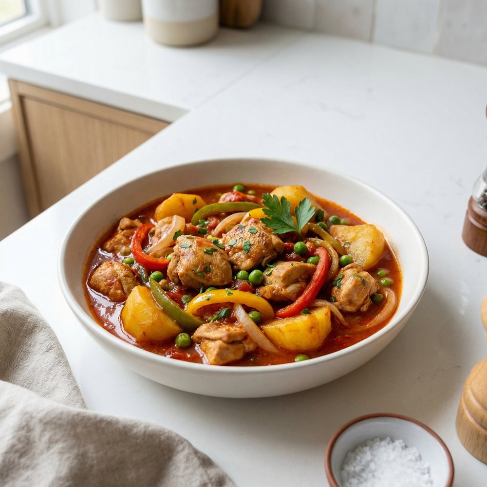 Crockpot Chicken Afritada