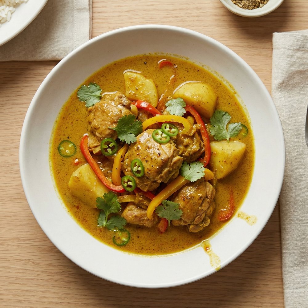 Crockpot Coconut Curry Chicken